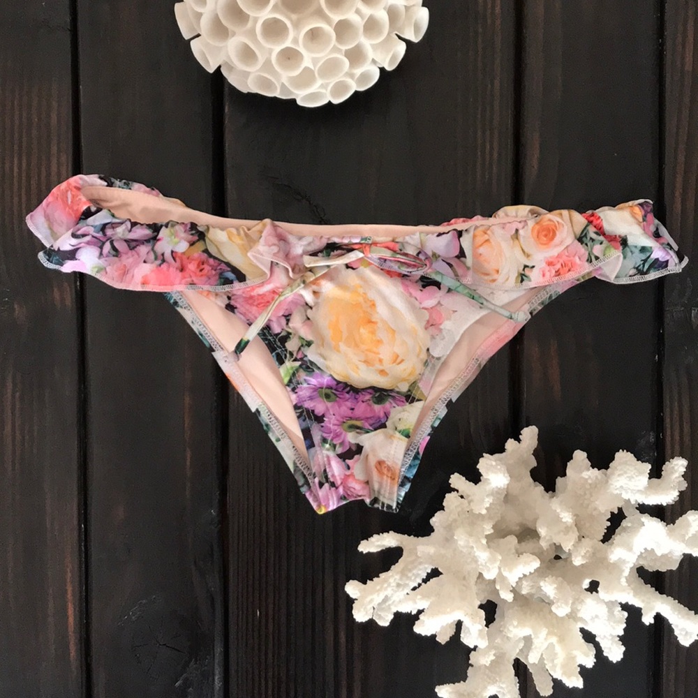 Floral Fairy Wall Bikini Bottom